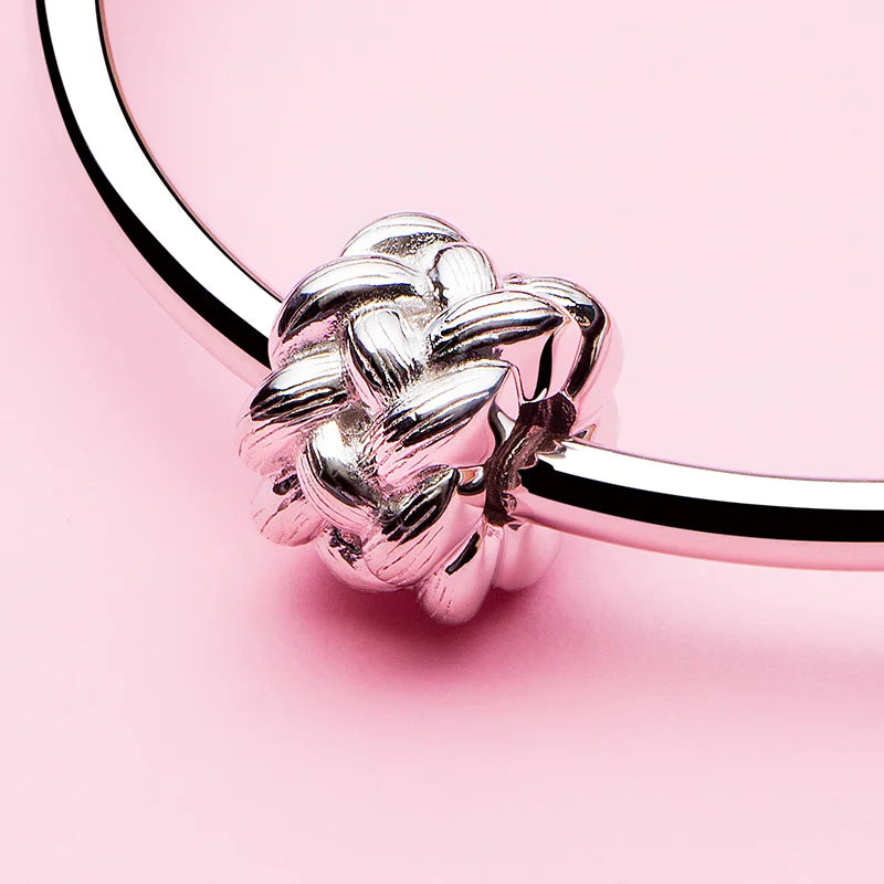 Cross Charm 925 Silver Beads Fit Bracelet Bangle Women Jewelry