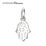 Devil Eye 925 Sterling Silver Charms Pendant for Bracelet Bangle
