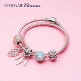 Devil Eye 925 Sterling Silver Charms Pendant for Bracelet Bangle
