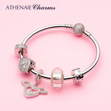 925 Silver Clip Safety Chain Bead Charm for Bracelet
