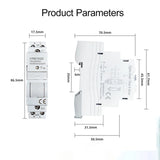 ATMS 1602Z Smart Switch 16A Din Rail 1P Remote Control Timing Switch