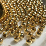 18K 750 Loose Bead Ball Mountings Jewelry Settings Parts Necklace Bracelet