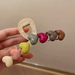 Colorful Hair Claw Clip Geometric Hair Accessory