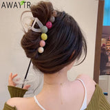 Colorful Hair Claw Clip Geometric Hair Accessory