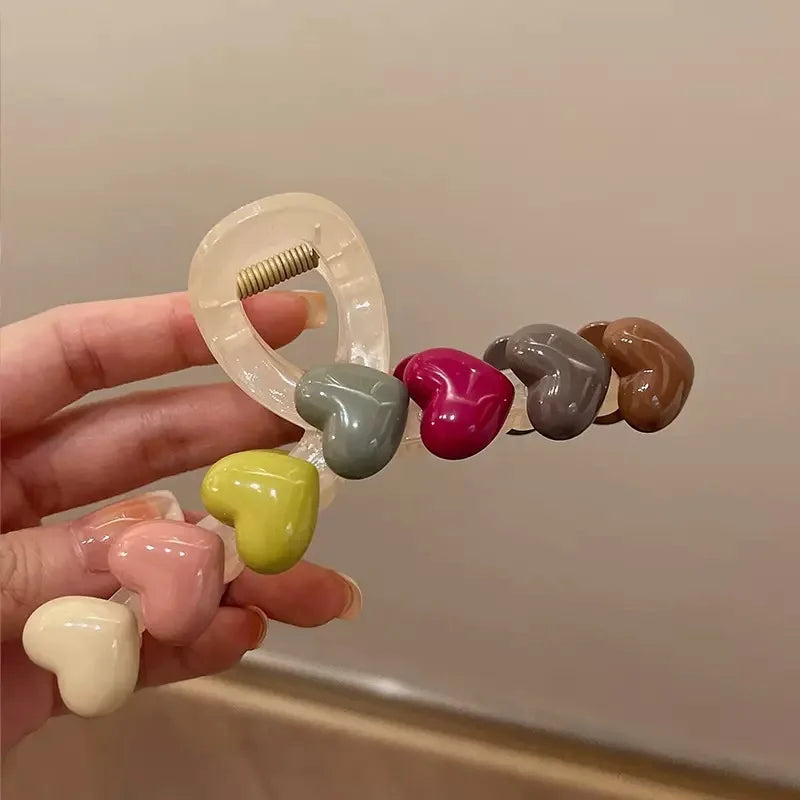 Colorful Hair Claw Clip Geometric Hair Accessory