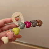 Colorful Hair Claw Clip Geometric Hair Accessory