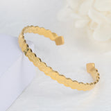 AYATUL KURSI CUFF Bangles Stainless Steel Bracelet Engraved Jewelry Islam