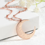 AYATUL KURSI Stainless Steel Muslim Allah Necklace