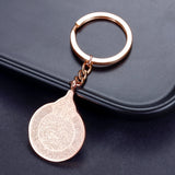 AYATUL KURSI Keychain Islamic Jewelry Stainless Steel