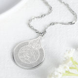 Islamic Calligraphy Ayatul Kursi Necklace for Women