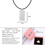 AYATUL KURSI NECKLACE | Men Stainless Steel Islamic Jewelry Pendant Necklace