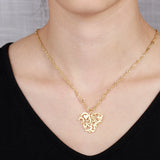 AYATUL KURSI Necklace Pendant Stainless Steel Jewelry for Women