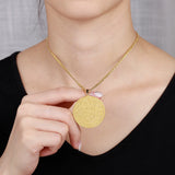 AYATUL KURSI Stainless Steel Necklace Pendant Islamic Jewelry