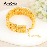 Layer Copper Beads Bracelets 21k Plated Middle East Mulism Religion Wedding