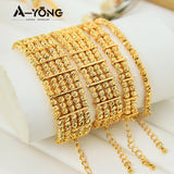 Layer Copper Beads Bracelets 21k Plated Middle East Mulism Religion Wedding
