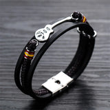 Personalized Stainless Steel Guitar Bracelet for Men
