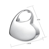 Love Heart Necklace Memorial Cremation Ashes Urn Locket Pendant