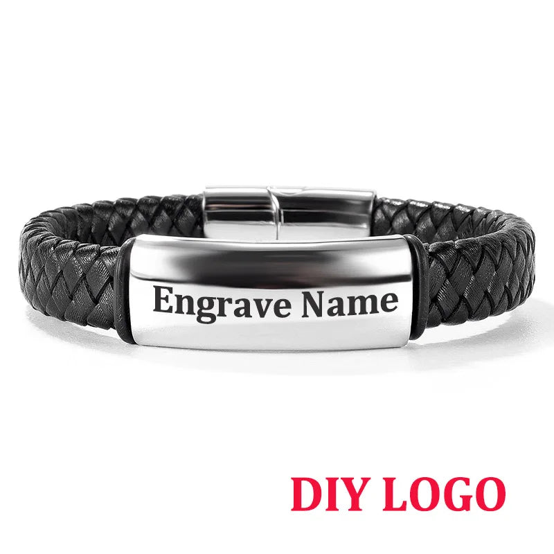 Men's Stainless Steel Personalized Bracelet