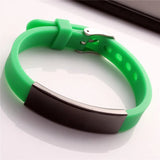 Personalized Stainless Steel ID Bracelet for Women Kids Men