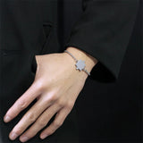 Real Love Couple Bracelets Stainless Steel Gift Engrave