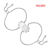 Real Love Couple Bracelets Stainless Steel Gift Engrave