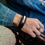 Multi-layer Stainless Steel Bracelet