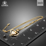 Heart Pendant Necklace with Austrian Crystal for Gift of Love