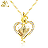 Heart Pendant Necklace with Austrian Crystal for Gift of Love