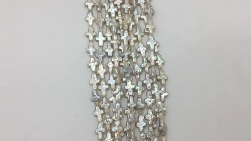 Baroque Pearls Cross Shape Freshwater Pearls