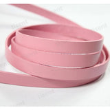 10mmx2mm Green Tan Flat Leather Cord Strip DIY Bracelet Crafts Band