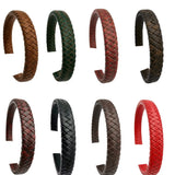 Dark Green Braided Leather Strap 12x6mm