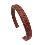 Dark Green Braided Leather Strap 12x6mm