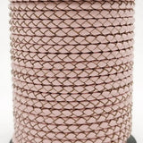 Aaazee 1 Yard 4mm Baby Pink Bolo Leather Strap