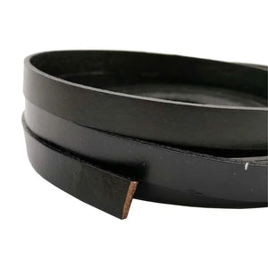 10mm Coated Cow Hide Strip Flat Leather Band