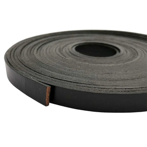 10mm Coated Cow Hide Strip Flat Leather Band