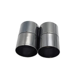 Aaazee 18mm Magnetic Clasps Black, Strong Magnet Closure for Bracelet Making