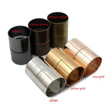 Aaazee 18mm Magnetic Clasps Black, Strong Magnet Closure for Bracelet Making