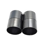 Aaazee 18mm Magnetic Clasps Black, Strong Magnet Closure for Bracelet Making