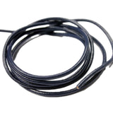 3mm Round Navy Leather Cord 5 Yards for DIY Bracelet Jewelry
