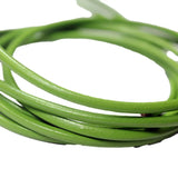 Aaazee 5 Yds 3mm Round Real Cow Hide Spring Green Leather Cord
