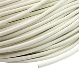 Aaazee 5 Yards 3mm Round Milk Leather Cord Necklace Bracelet Making