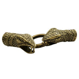 10mm Antique Bronze Snake Spring Clasps for Bracelet Making