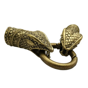 10mm Antique Bronze Snake Spring Clasps for Bracelet Making