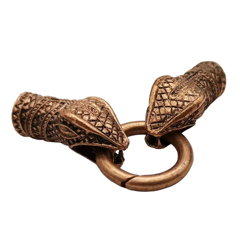 10mm Antique Bronze Snake Spring Clasps for Bracelet Making