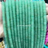 Turquoise Agates Beads 6x2mm Natural Stone Spacer Beads for Necklace Making