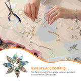 Abalone Charms Shell Jewelry Beads Necklace Pendant Making Accessories