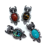 Abalone Shell Metal Eagle Pendant Necklace Charm DIY Jewelry