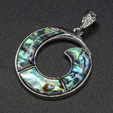 Abalone Mother of Pearl Shell Pendant for DIY Jewelry Making