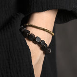 Unique Geometric Beaded Bracelet for Men and Women