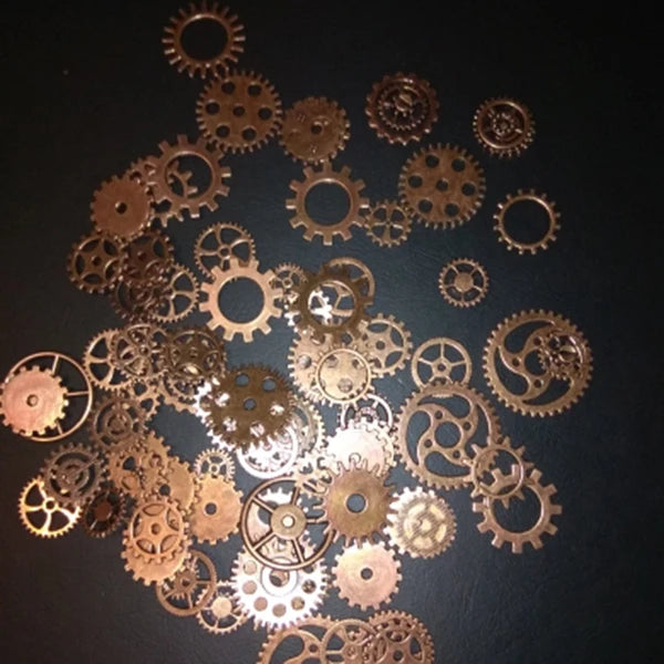 120g Mixed Gears Steampunk Charms Bracelet Accessories